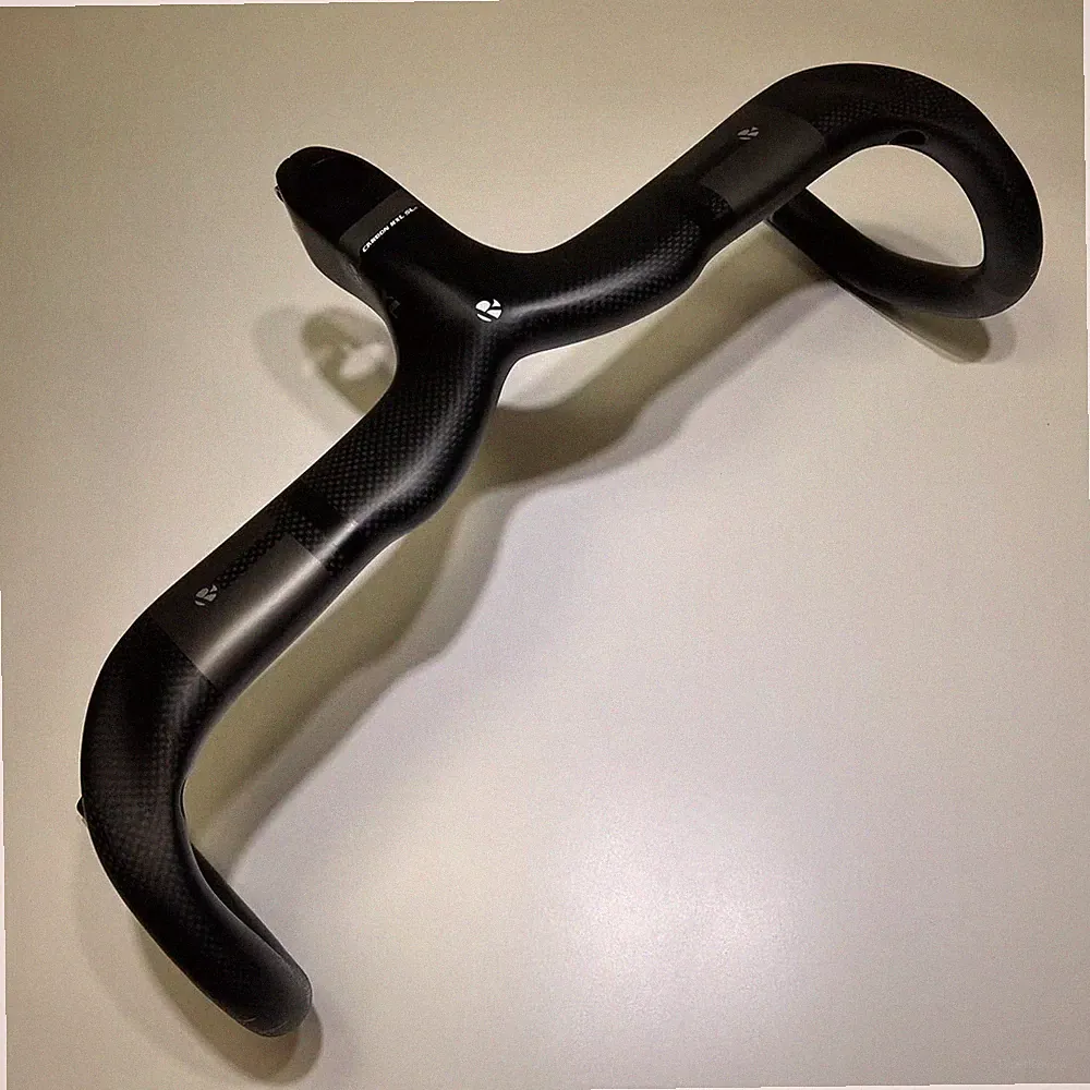 1-1/8" Carbon Bicycle Handlebar Racing Bike Drop Handle Bar Integrated Stem 420
