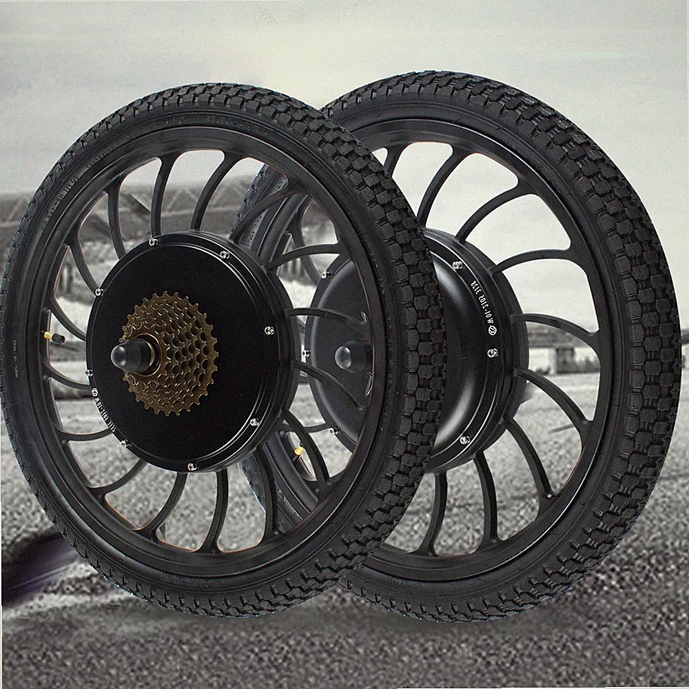 1000W Electric Bicycle Front/Rear Wheel E Bike Motor Conversion Kit Hub 20" 48V