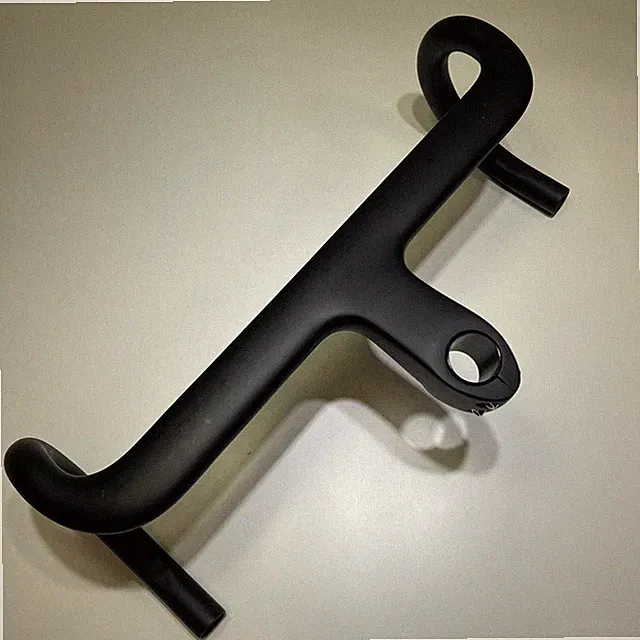 28.6/31.8mm Integrated Handlebar 420mm Road Bicycle Carbon Drop Handle Bar 90mm