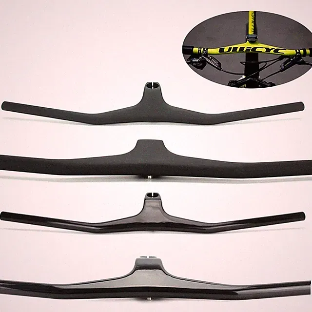28.6mm -17Degree Integrated Carbon Handlebars and Stem for MTB Mountain Bike