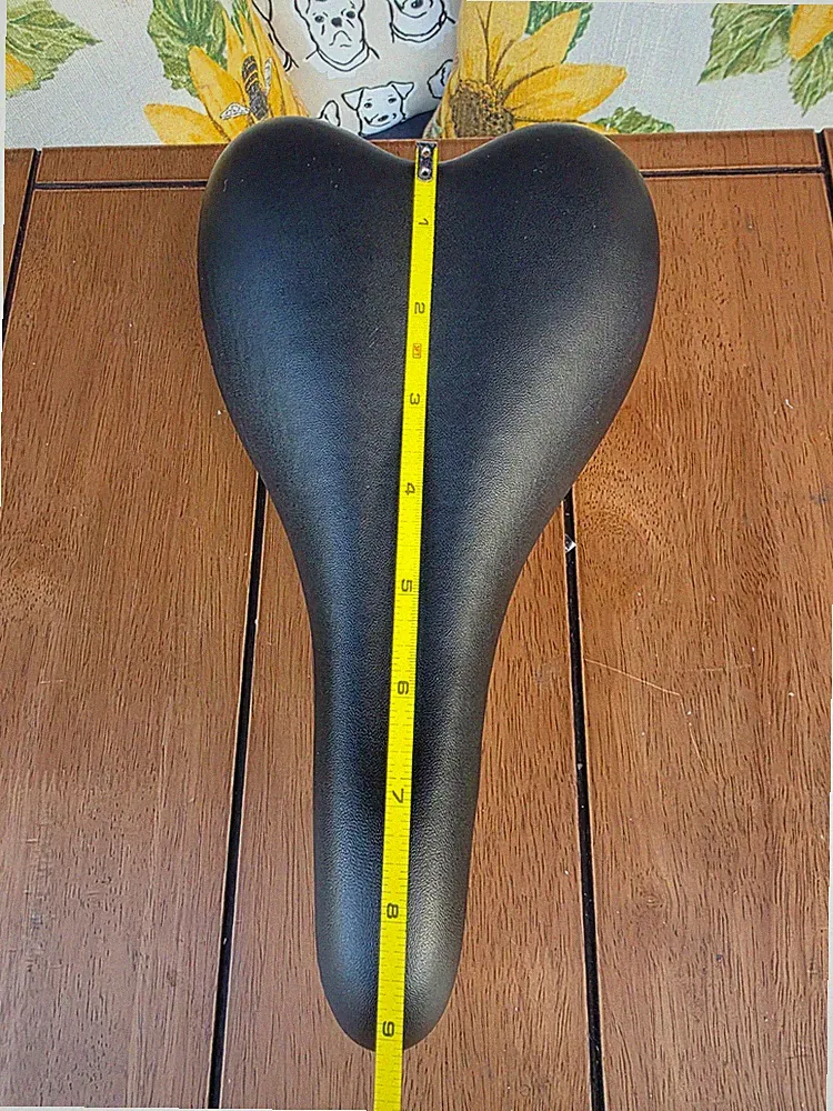 Bicycle Saddle Seat with Integrated Seat Post Clamp - Black and Yellow