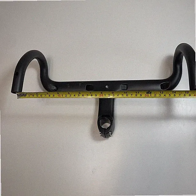 Carbon Drop Handlebars Road Bike Integrated Handlebar Stem Support OD2 31.8 28.6