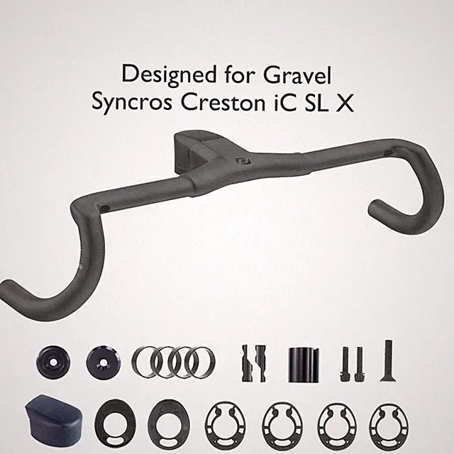 Carbon Full Internal Routing Gravel Road Bicycle Integrated Cockpit Di2 Drop Bar