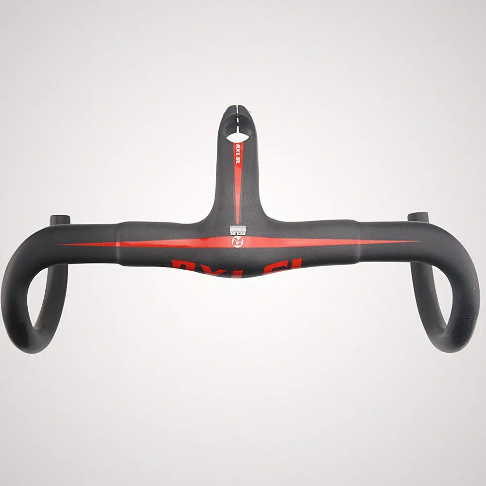 Carbon Road Handlebar Integrated Stem Bike Bicycle Handle Bars Drop Handle Bar