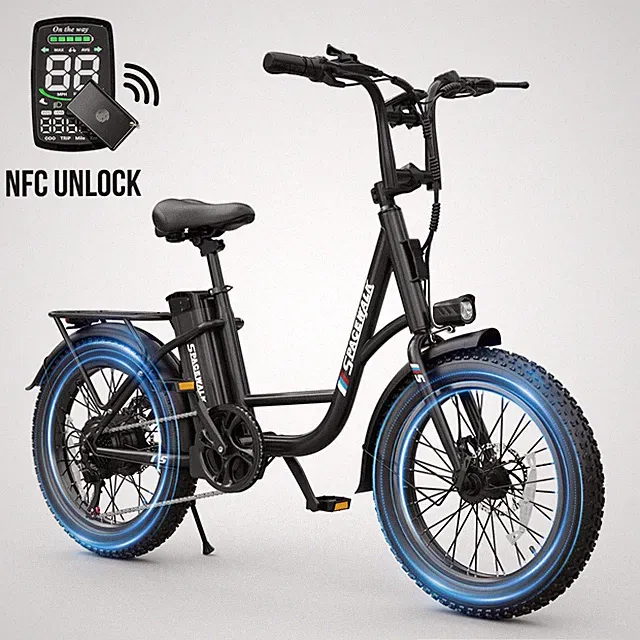 Eilleo SpaceWalk 20*3"Electric Bike ‎for Adults 13Ah Removable Battery 28 Mph