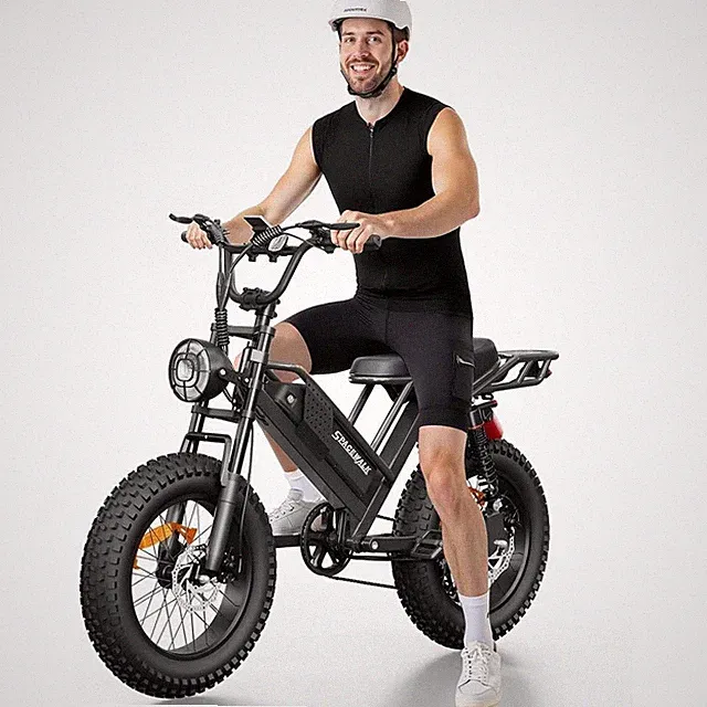 Eilleo SpaceWalk M7 Electric Bike ‎for Adults 48V 15Ah Removable Battery 25mph