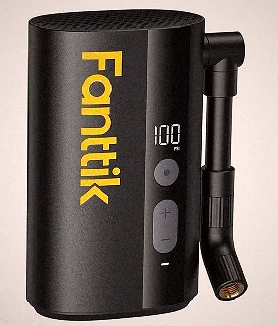 Fanttik X9 Ace Mini Electric Bike Pump BlackDigital Display Ships from USA