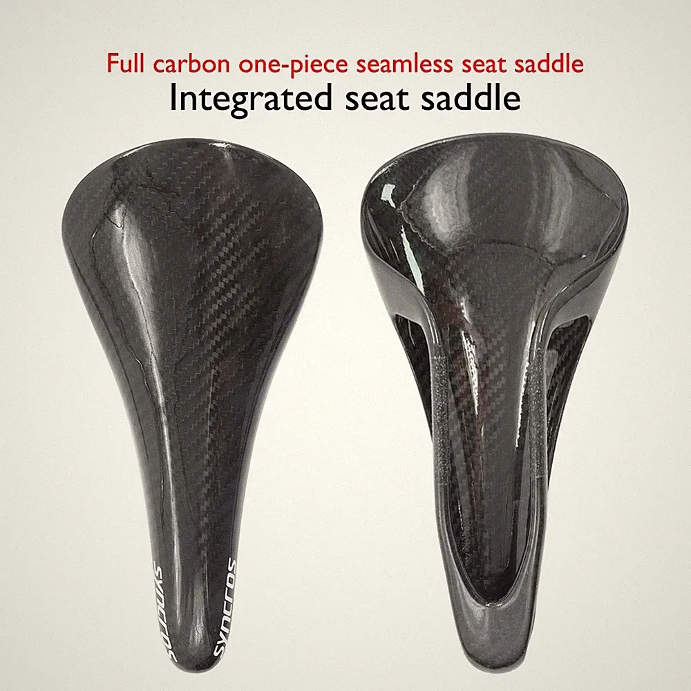 Full Carbon Fiber 255*120mm Integrated Saddle for Road/city Bicycle Seat Saddle