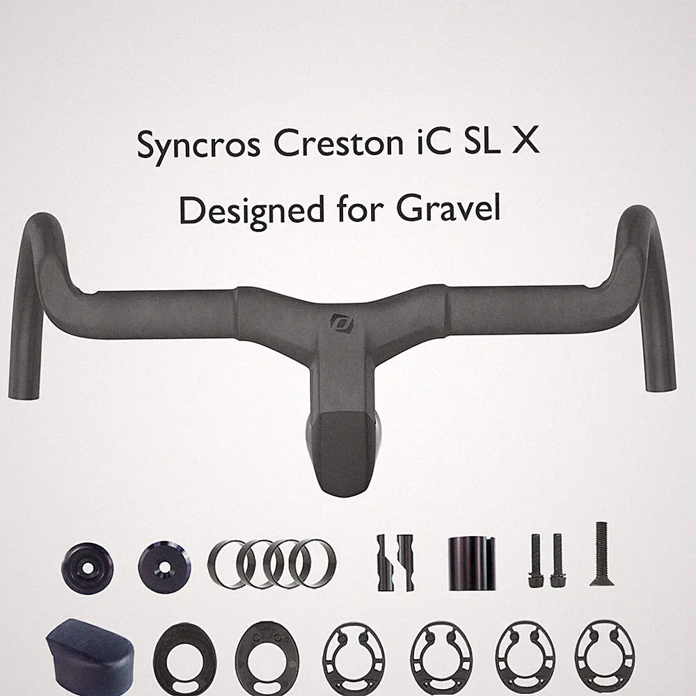 Full Internal Cable Routing Road Gravel Bicycle Integrated Carbon Handlebar