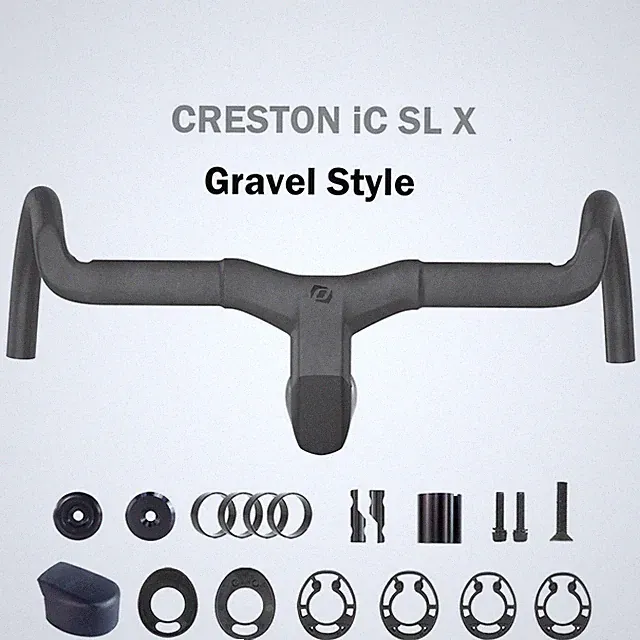 Gravel Bike Handlebar Full Internal Cable Routing Integrated Gravel Cockpit Di2
