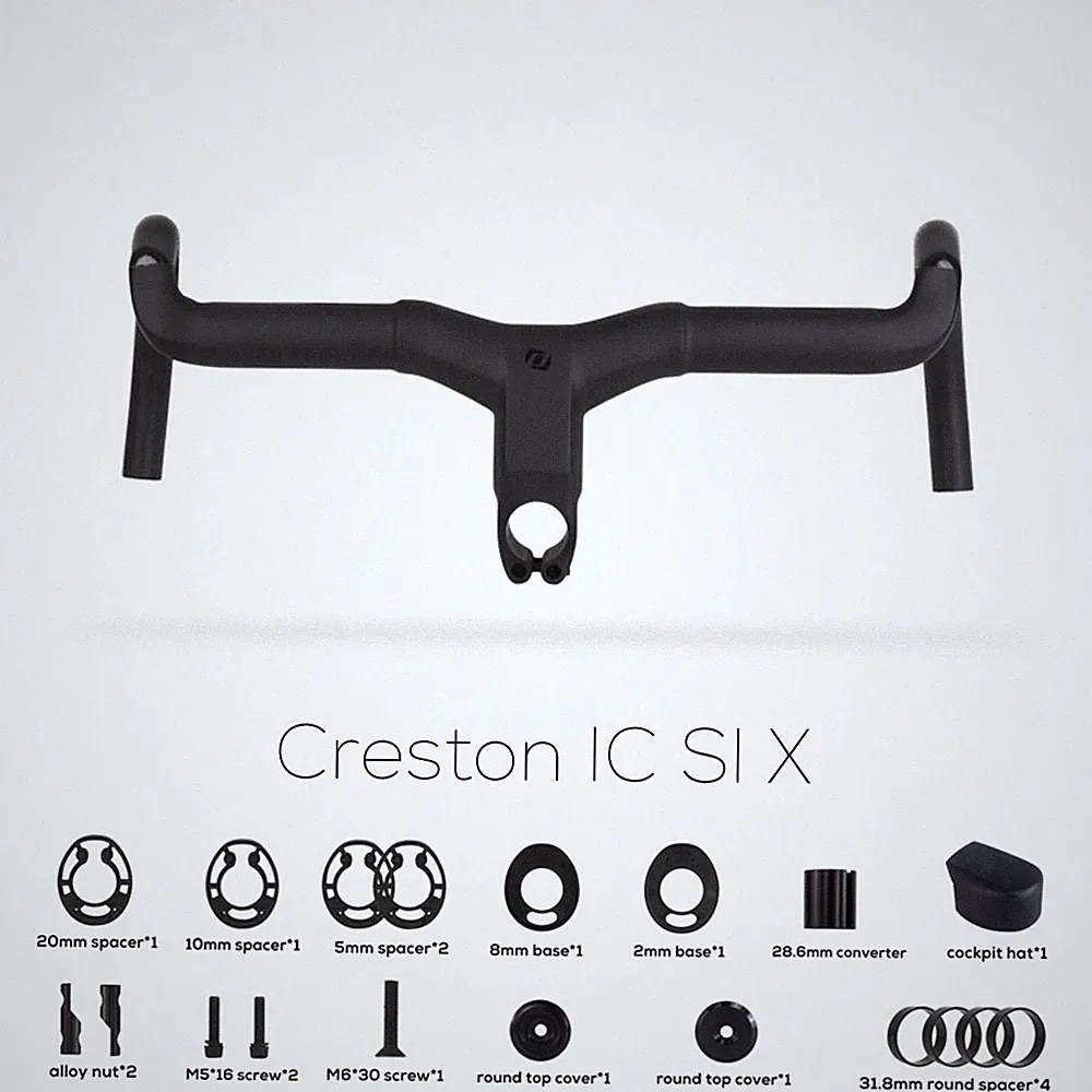 Gravel Internal Cable Routing Integrated 28.6/31.8mm Bicycle Carbon Handlebar