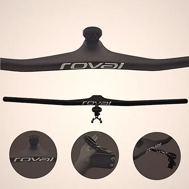 Integrated Carbon Handlebars MTB Bike Accessories -17 Degree 660-800mm 70-110mm