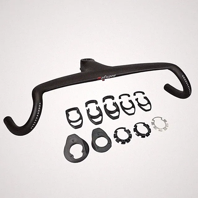 Integrated Road Bicycle Handlebar 25 Degree Carbon Fiber Ultralight Bike Bar