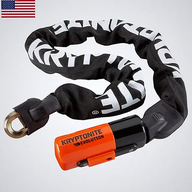 Kryptonite Evolution 1090 Bike Chain Lock 3 Feet Long 10Mm Steel Chain Heavy