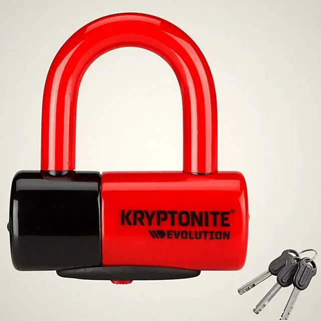 Kryptonite Evolution Series 4 Disc Lock, Theft Security for all Bike types 14mm