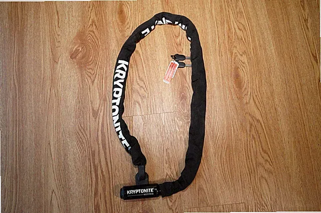 Kryptonite Keeper 785 Integrated Chain Lock Keyed 7mm x 85cm Disc Style Cylinder