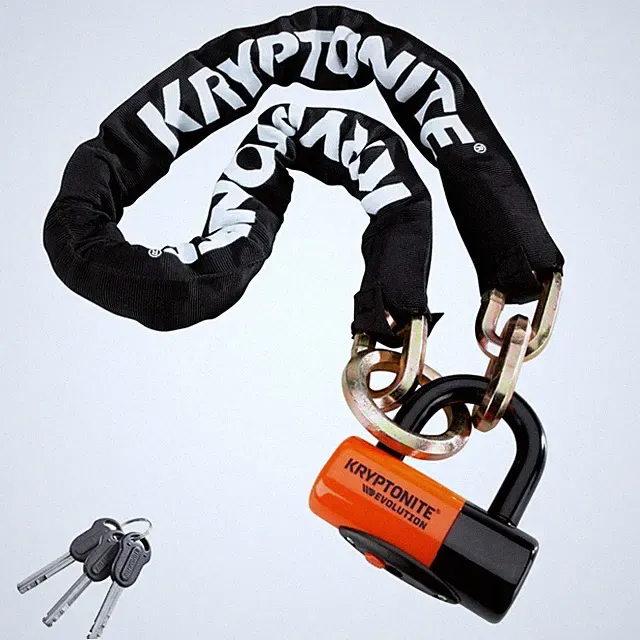 Kryptonite New York Cinch 1213 Evolution series 4 disc Lock 4.25' 12mm 130 cm
