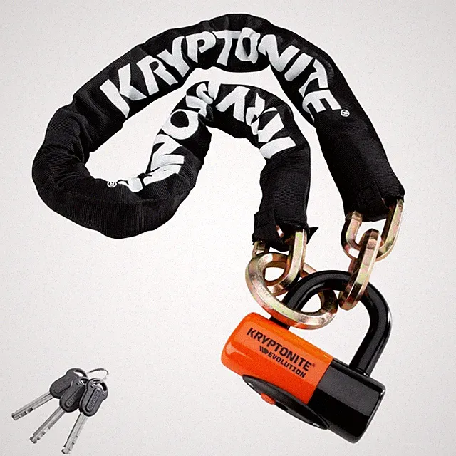 Kryptonite New York Evolution 1213 Cinch Ring Bike Chain & Lock w/ Keys 999546