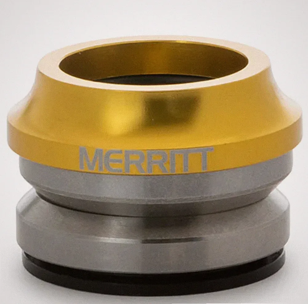 MERRITT BMX LOW TOP INTEGRATED BICYCLE HEADSET GOLD