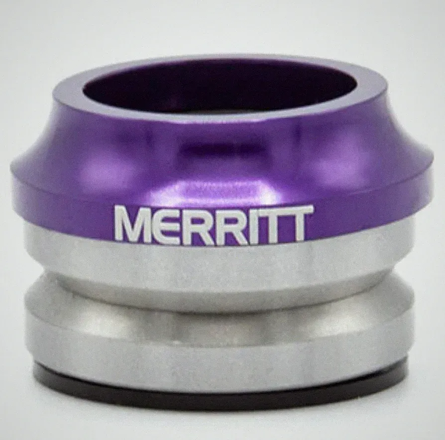 MERRITT BMX LOW TOP INTEGRATED BICYCLE HEADSET PURPLE