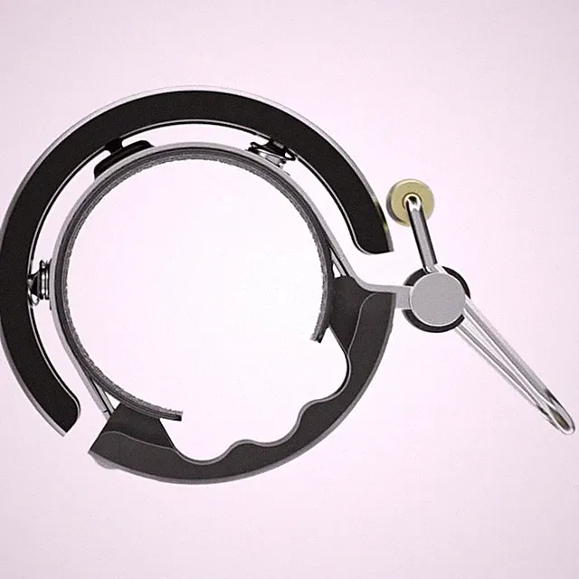 Modern Bike Bell with Integrated Cable Management