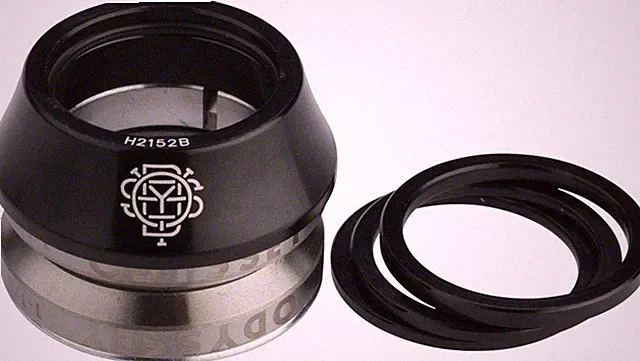 Odyssey Pro Conical Headset - Integrated, 1-1/8", 45 x 45, 12mm Stack, Black