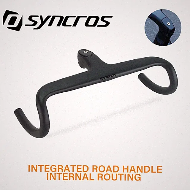 Road Bicycle Integrated Drop Bar Carbon 28.6mm Internal Routing with Spacers