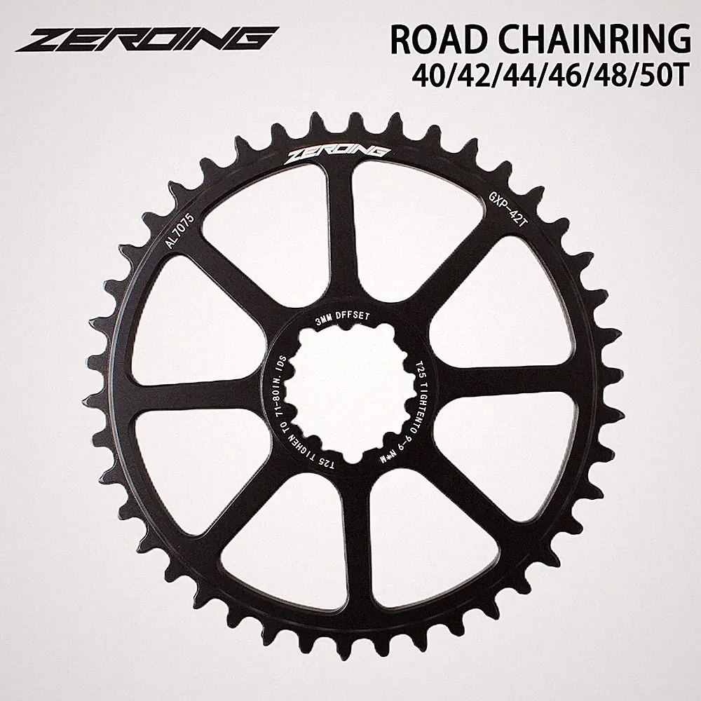 Road Bike Tooth Disc 46 48 50T Folding Bicycle Sprocket Wheel Hollow Integrated