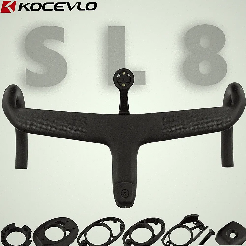 Road Carbon Fiber Stem Integrated Bicycle Handlebar 28.6mm SL7/SL8 With Spacers