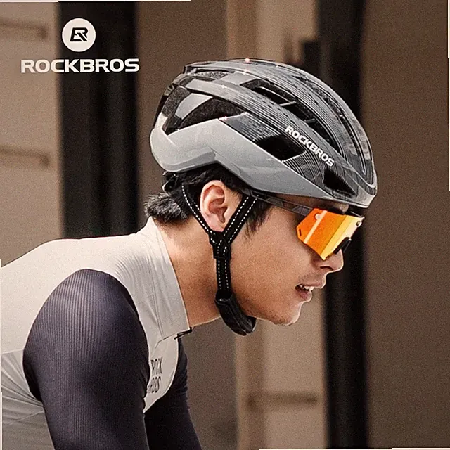 ROCKBROS Bike Helmet for Adults Wind Breaking Pneumatic Integrated Safety Helmet