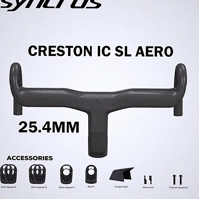 Syncros Carbon Integrated Road Bike Aero Bar Integrated Cables Bicycle Parts