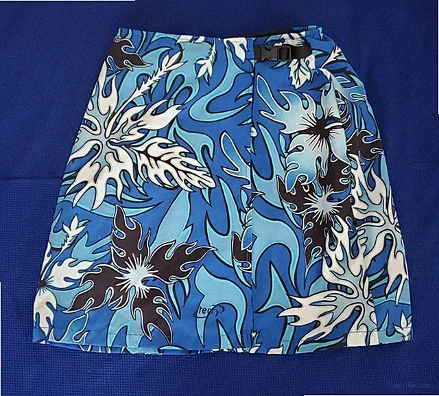 Terry Bicycles Commuter Skort Integrated Bike Shorts Blue Floral Print Size: S