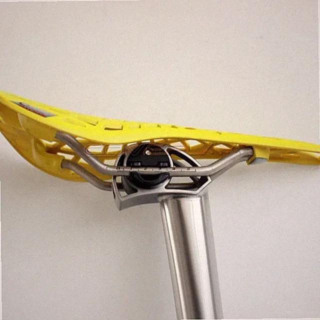 Titanium Brompton Seatpost Seat Pillar with Integrated Saddle Clamp 31.8*540-600