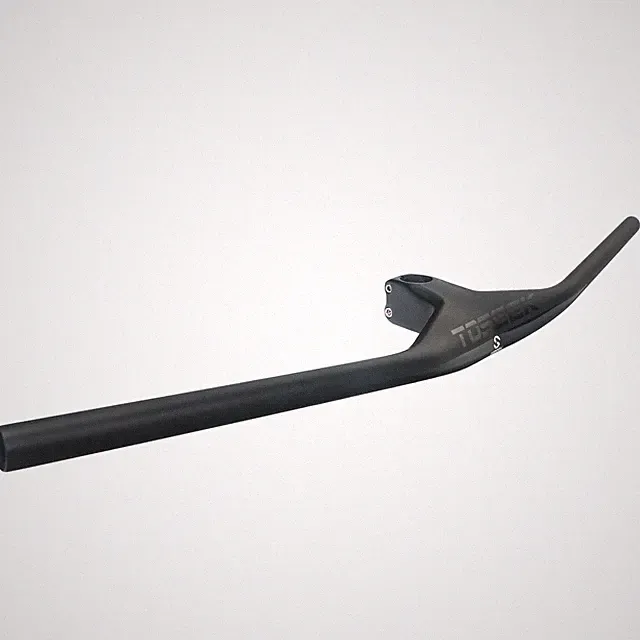 TOSEEK Full Carbon Fiber Integrated Handlebar -17° XC MTB Bike Handlebars 28.6mm
