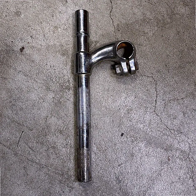 Vintage 22mm Tandem Seat post Integrated Stem Steel 25.4 Handlebar Clamp